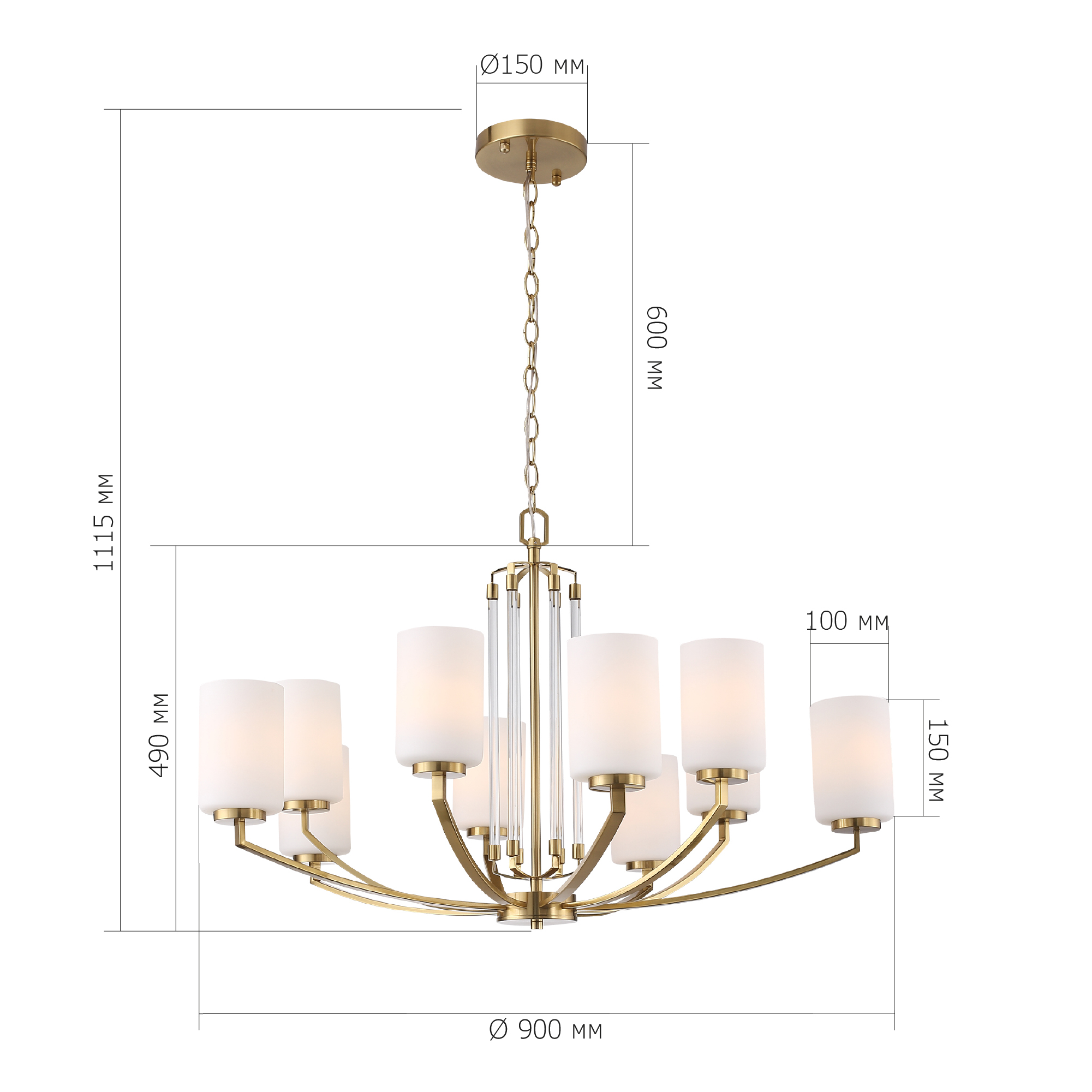 картинка SL1403.303.10 Люстра подвесная ST-Luce OPALUS магазин pro-decor.kz являющийся официальным дистрибьютором в Казахстане картинка SL1403.303.10 Люстра подвесная ST-Luce OPALUS от магазина pro-decor.kz