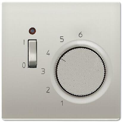 картинка Термостат комнатный 10(4)А Jung LS 990 edelstahl TRES231 от магазина pro-decor.kz