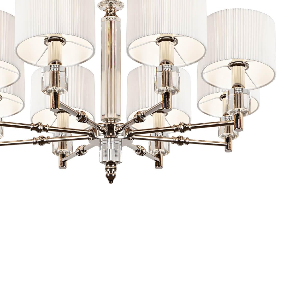 картинка Подвесная люстра iLamp Alexa P2404-8 Nickel от магазина pro-decor.kz