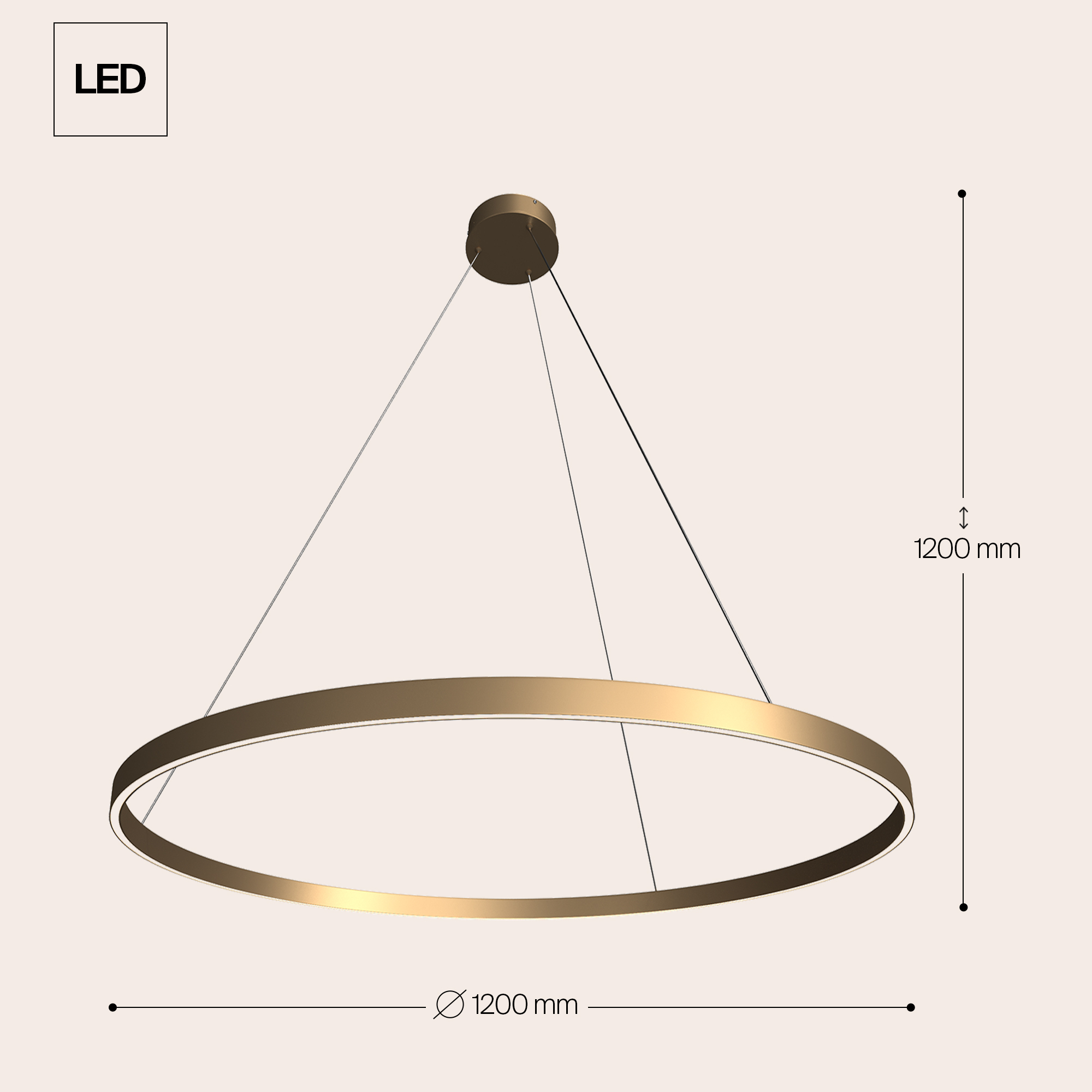 картинка Подвесной светильник Maytoni MOD058PL-L65BS3K от магазина pro-decor.kz