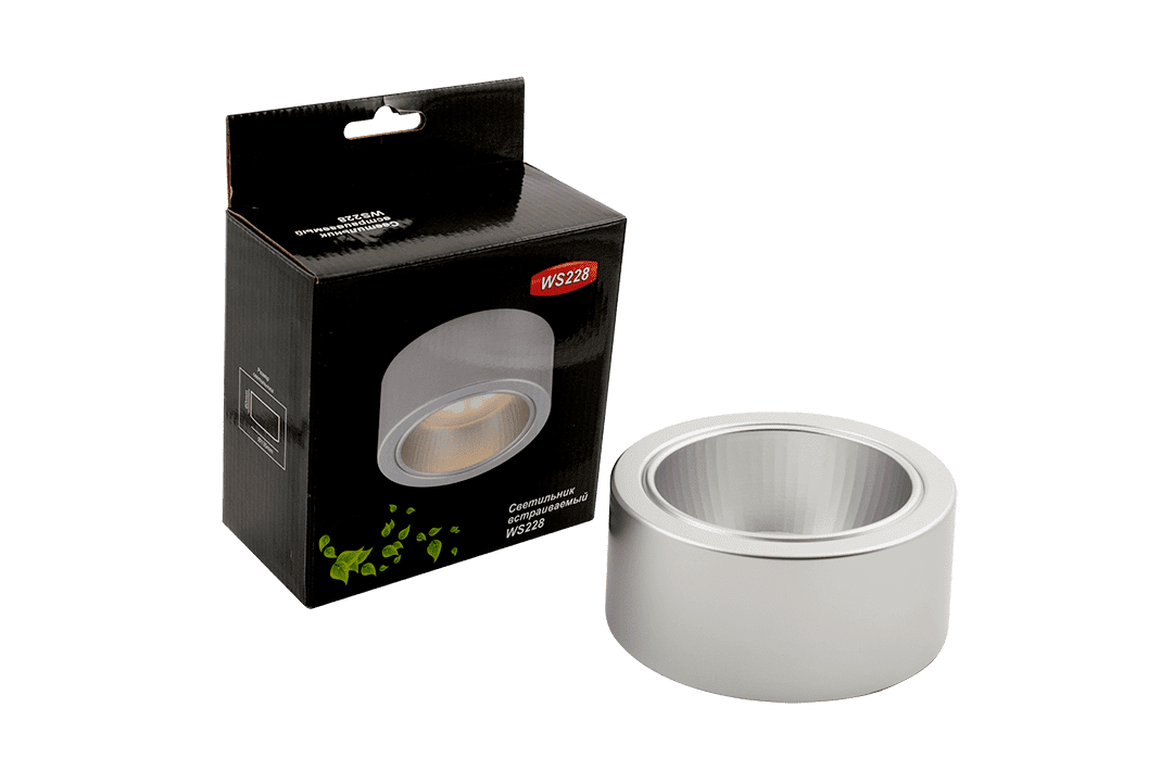 картинка Светильник накладной GX53 Серебро от магазина pro-decor.kz