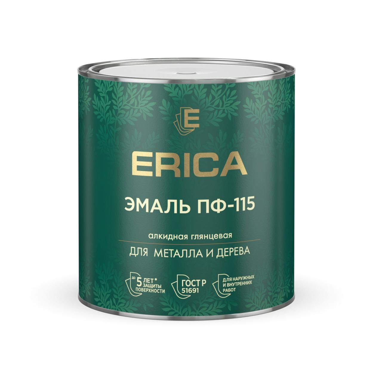 Купить Эмаль БЕЛАЯ Erica ПФ-115 2,6 кг Эмаль БЕЛАЯ Erica ПФ-115 2,6 кг