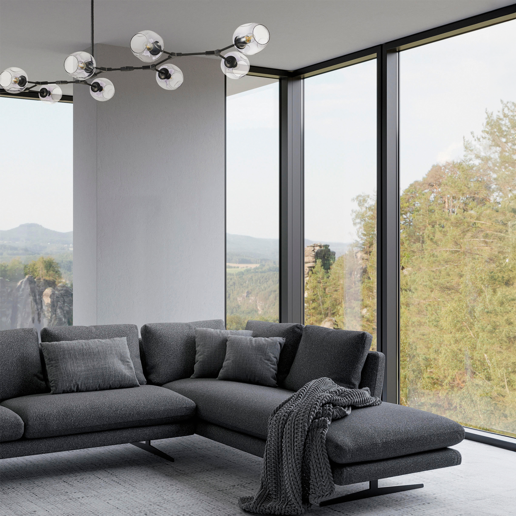 картинка Подвесная люстра Evoluce Rametto SLE154823-07 от магазина pro-decor.kz