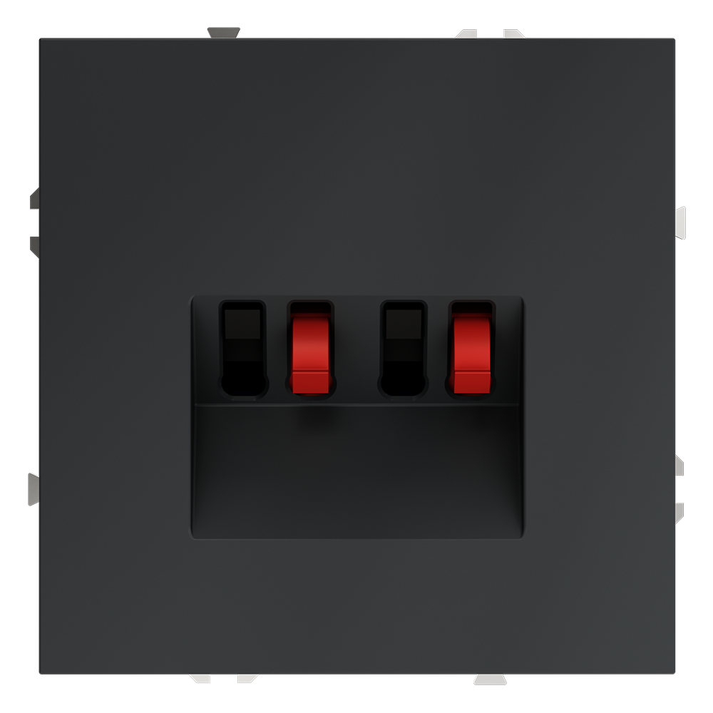 картинка Розетка акустическая встраиваемая VOLTUM S70 4-местная, (графит) VLS060307 от магазина pro-decor.kz