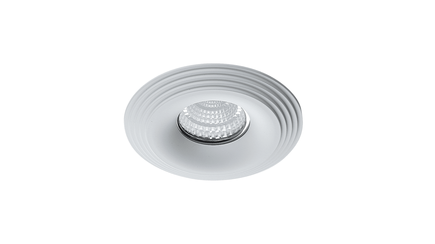 картинка NC1760R-FW Встраиваемая рамка мат бел MR16 /INE-R5-F/ от магазина pro-decor.kz