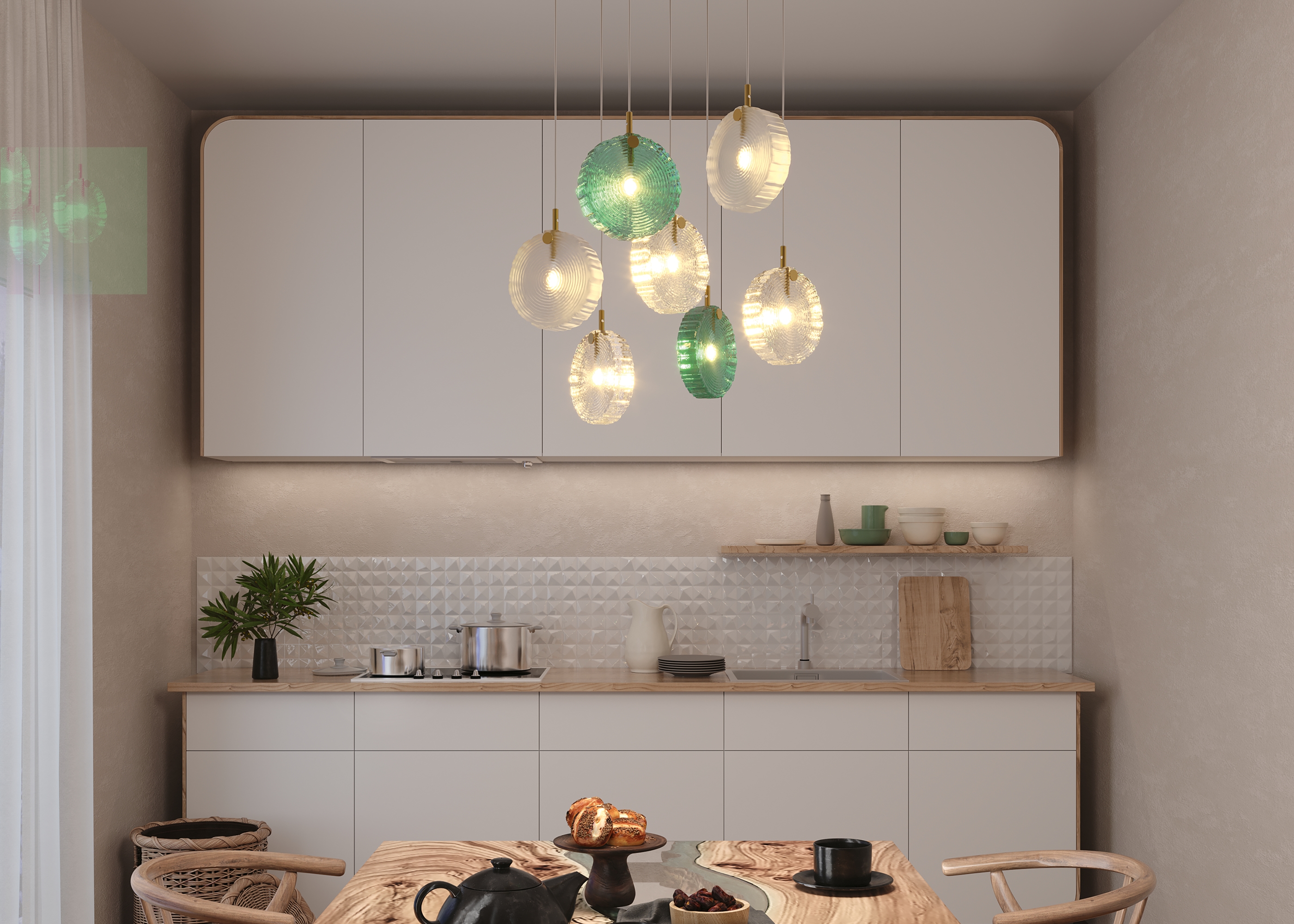 картинка Подвесной светильник Maytoni MOD254PL-07BS от магазина pro-decor.kz