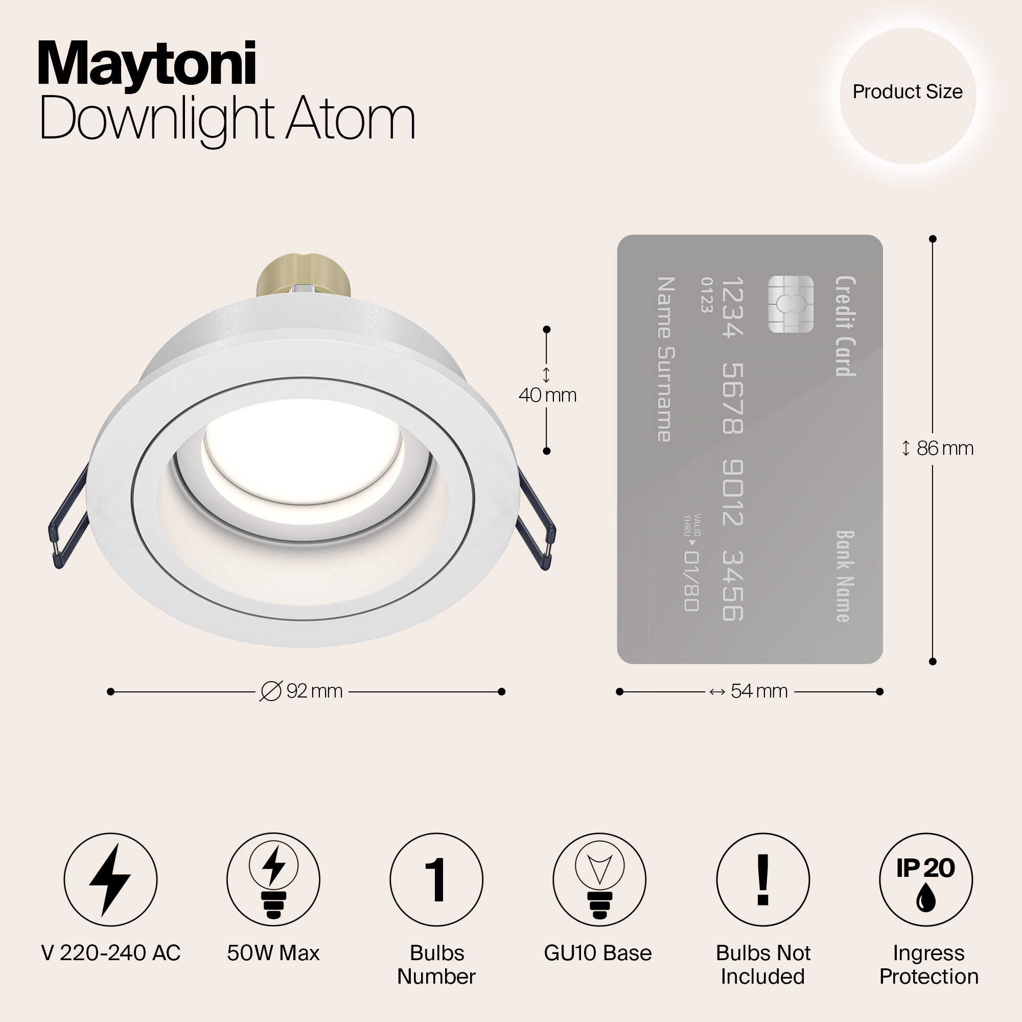 картинка Встраиваемый светильник Maytoni Akron DL025-2-01W магазин pro-decor.kz являющийся официальным дистрибьютором в Казахстане картинка Встраиваемый светильник Maytoni Akron DL025-2-01W от магазина pro-decor.kz