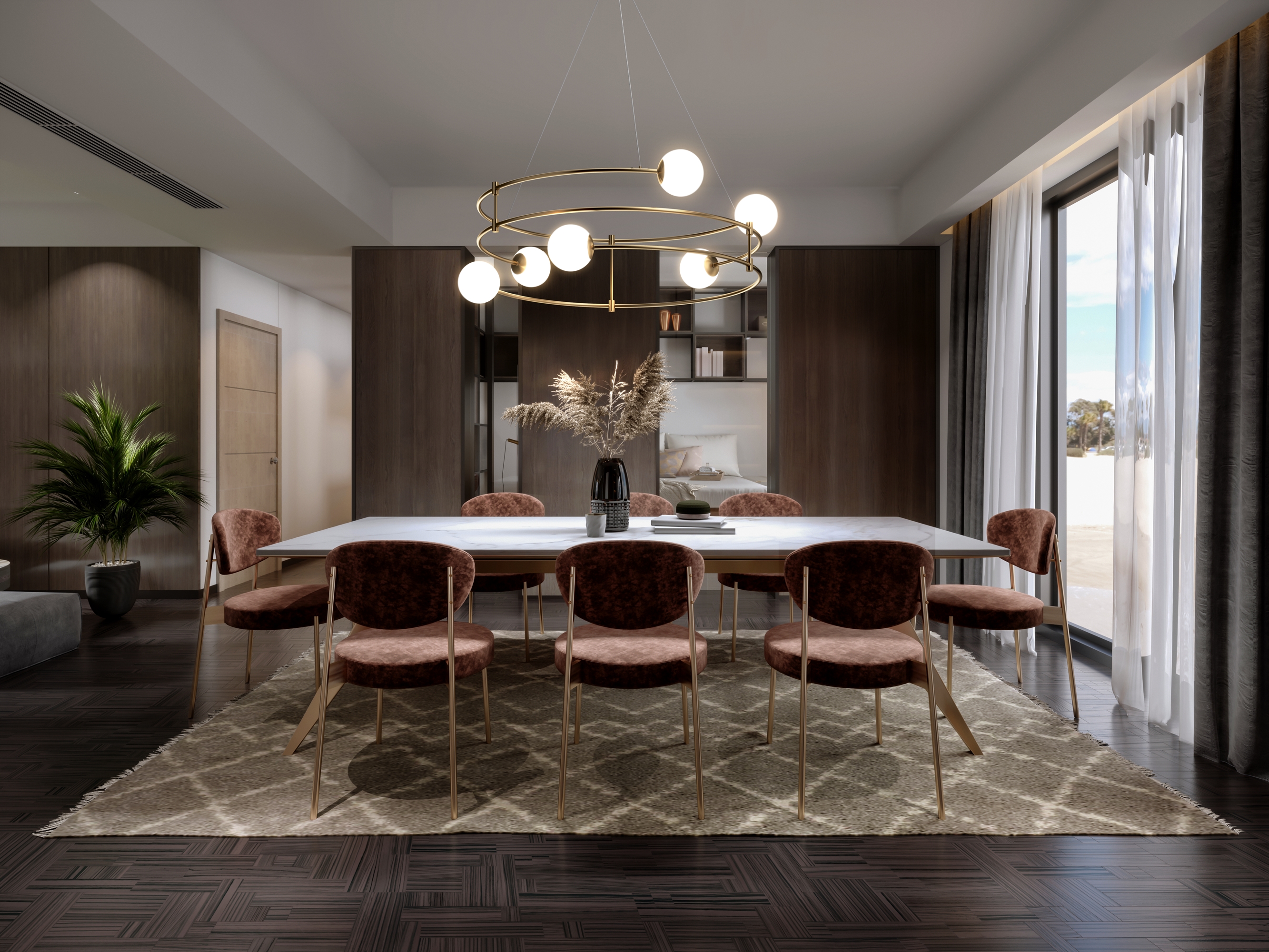 картинка Подвесной светильник Maytoni MOD317PL-06G от магазина pro-decor.kz