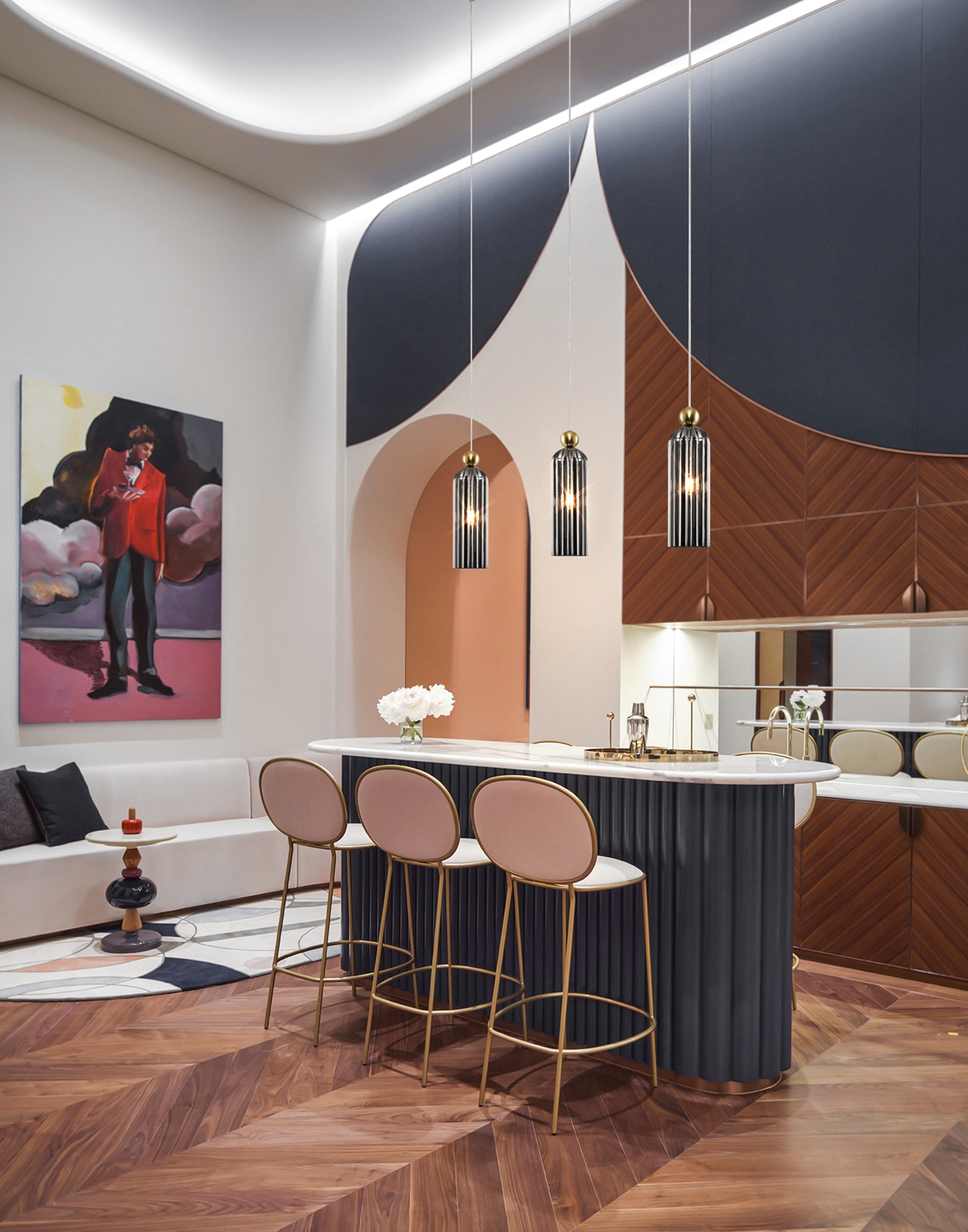 картинка Подвесной светильник Maytoni MOD302PL-01GR от магазина pro-decor.kz