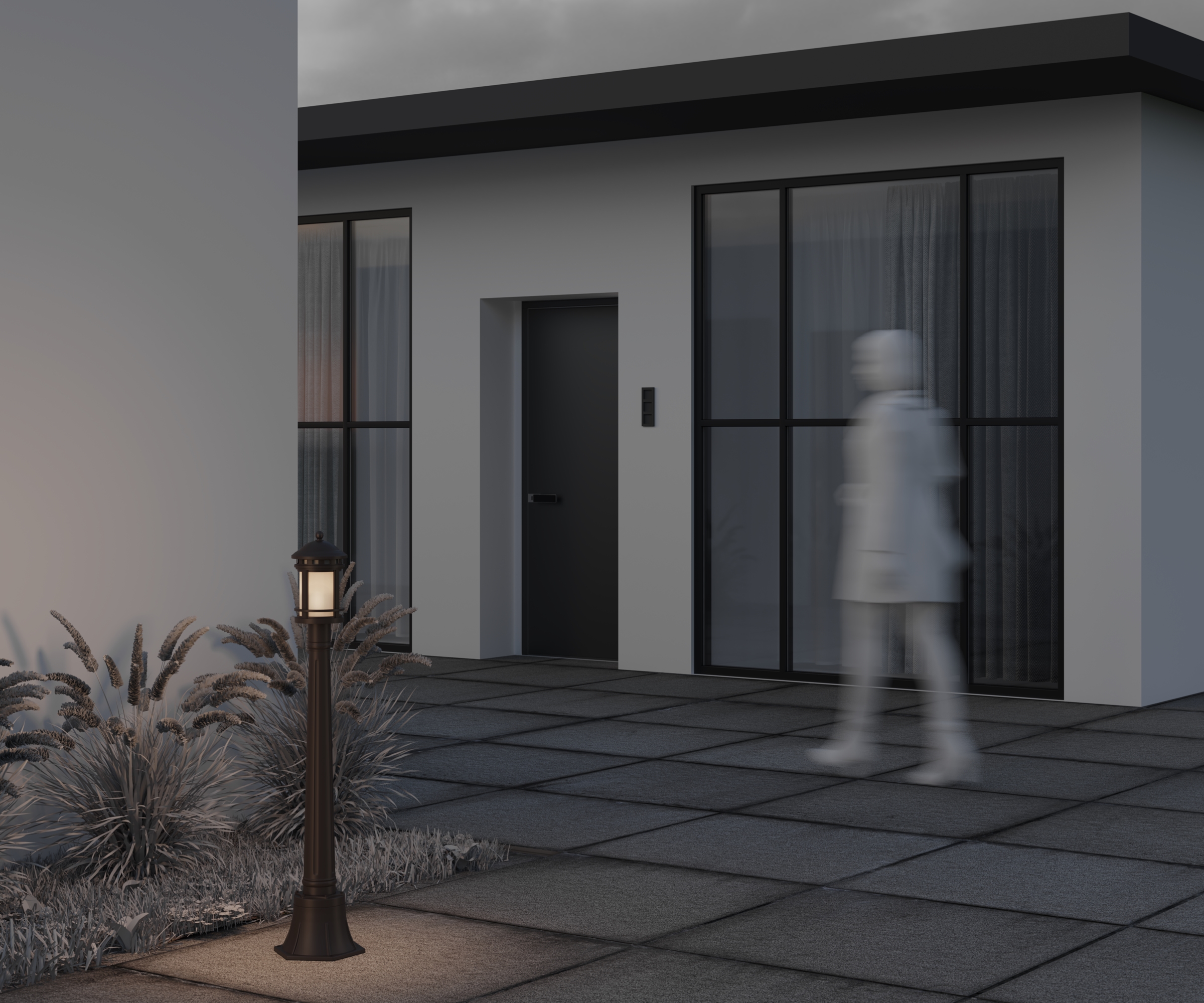 картинка Уличный светильник Maytoni Salamanca O031FL-01BR от магазина pro-decor.kz