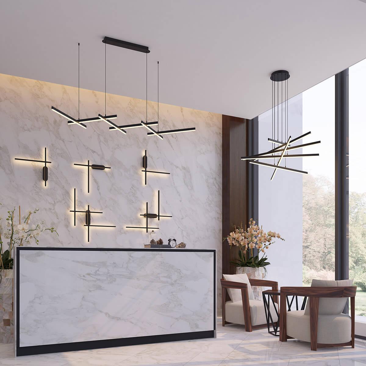 картинка Подвесной светодиодный светильник Odeon Light L-vision Rudy 3890/85L от магазина pro-decor.kz