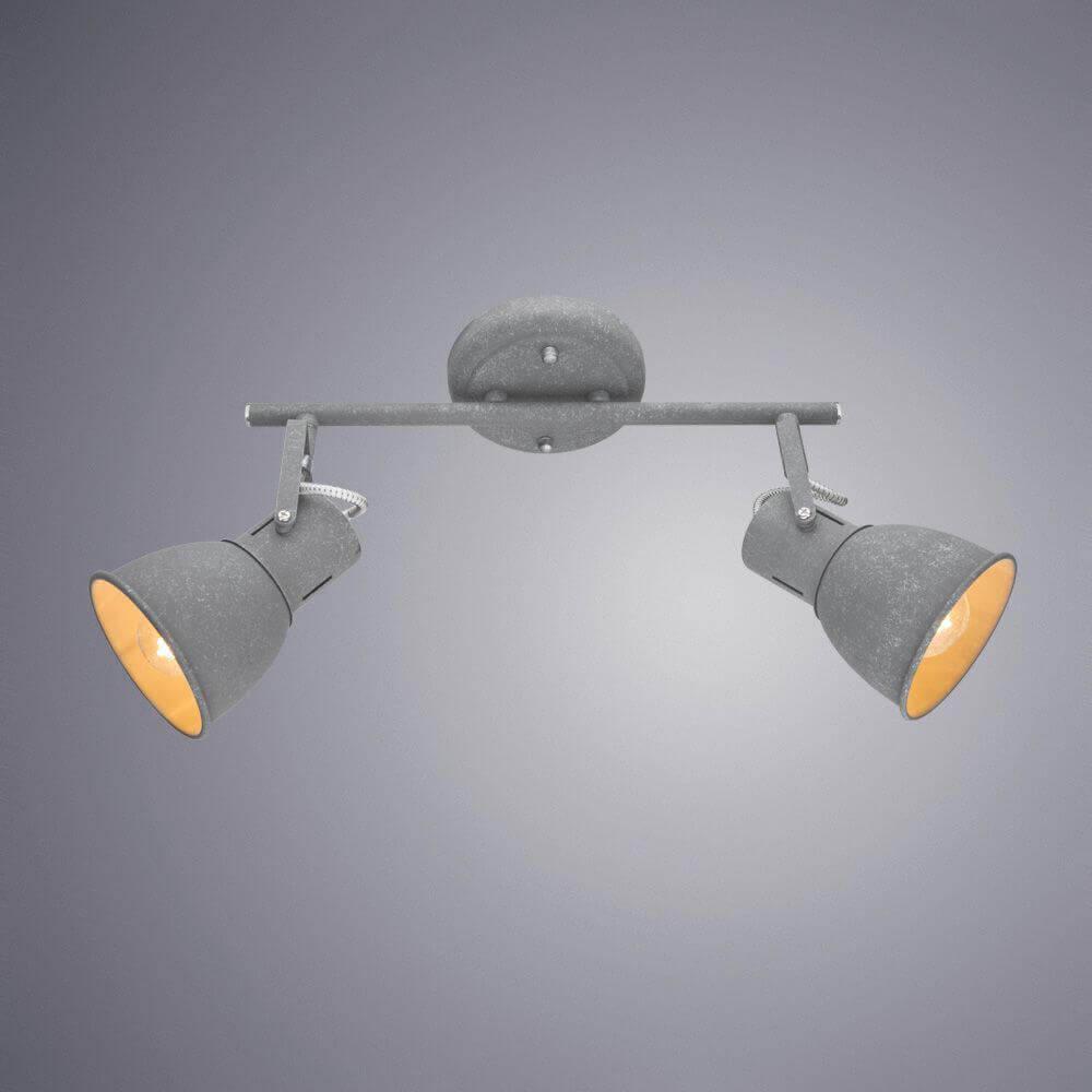 картинка Спот Arte Lamp A1677PL-2GY магазин pro-decor.kz являющийся официальным дистрибьютором в Казахстане картинка Спот Arte Lamp A1677PL-2GY от магазина pro-decor.kz