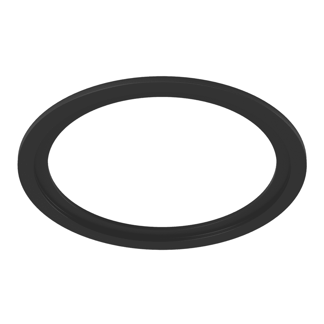 картинка Рамка для серии COMBO 1 круглая, черная от магазина pro-decor.kz