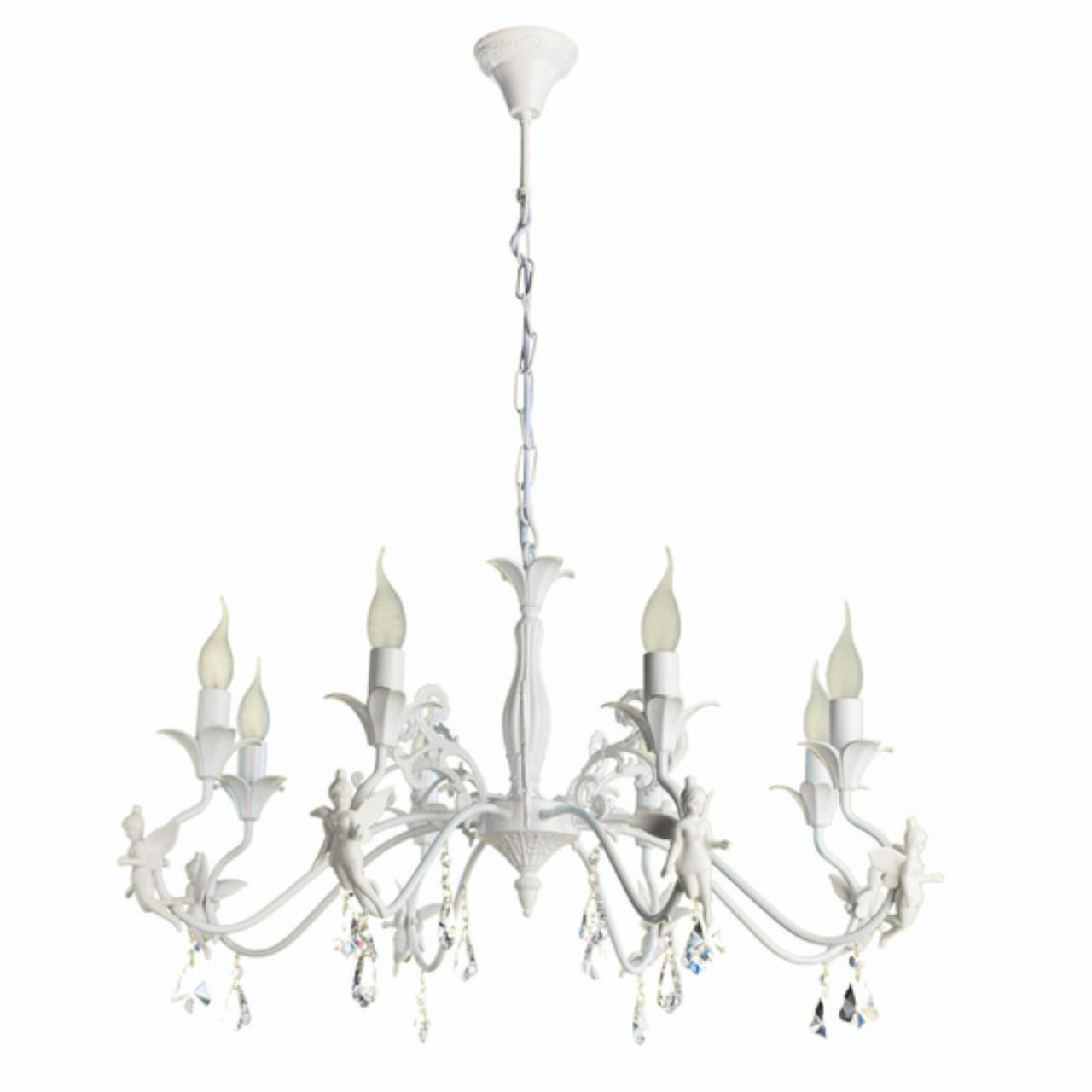 картинка Подвесная люстра Arte Lamp Angelina A5349LM-8WH от магазина pro-decor.kz