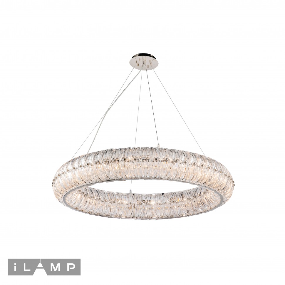 картинка Подвесная люстра iLamp Destiny 072D-14 Nickel от магазина pro-decor.kz