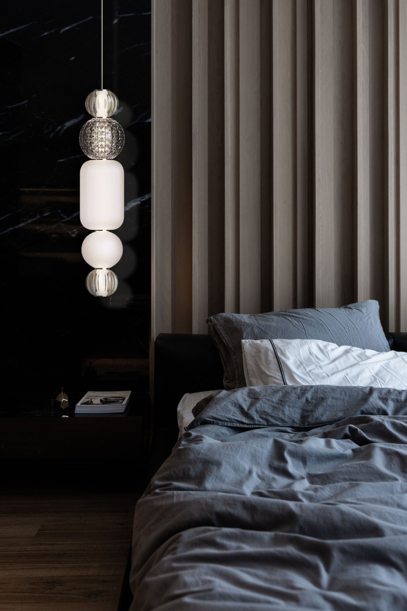 картинка Подвесной светодиодный светильник Maytoni Collar P069PL-L35CH3K от магазина pro-decor.kz