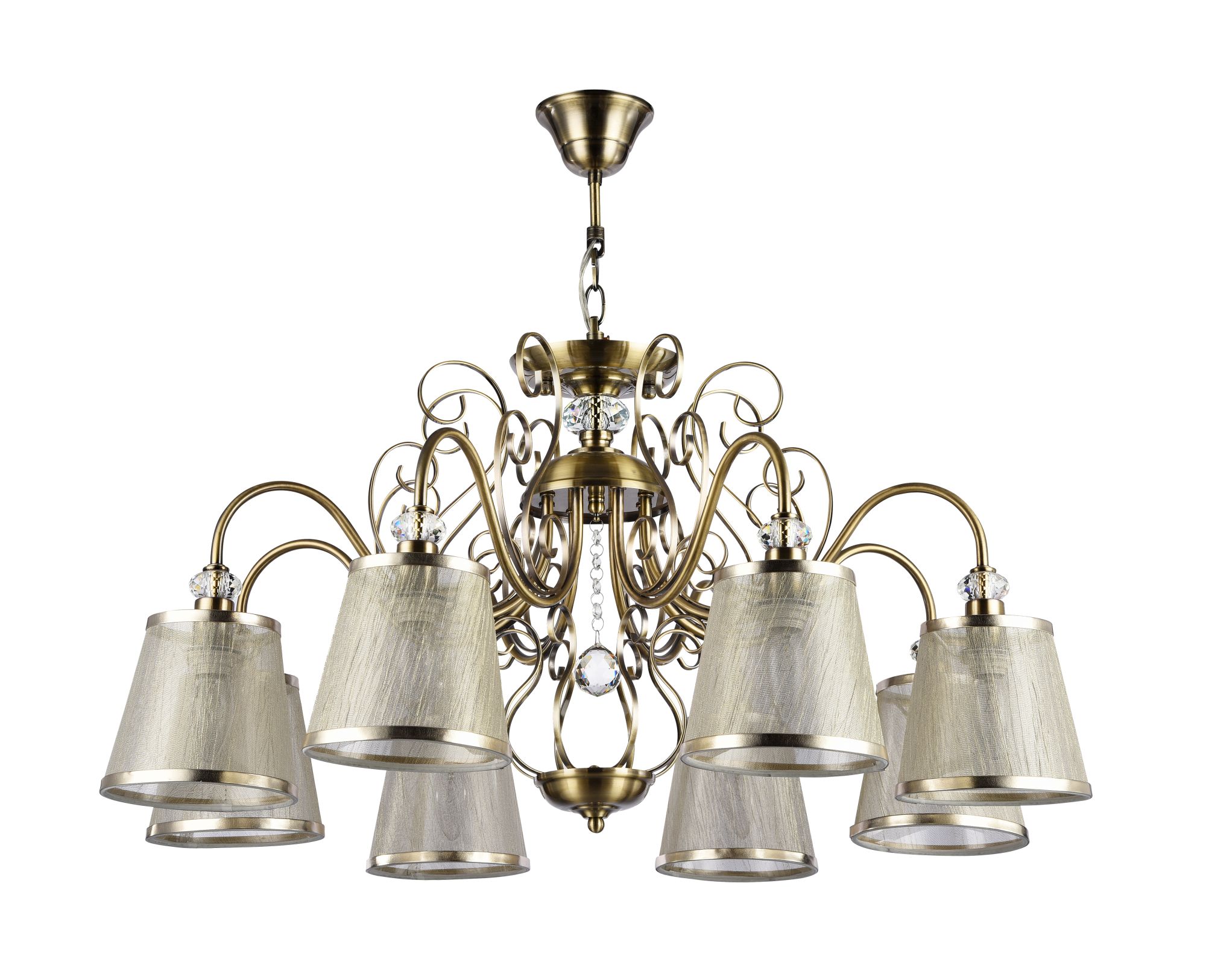 картинка Подвесная люстра Freya Driana FR2405-PL-08-BZ от магазина pro-decor.kz