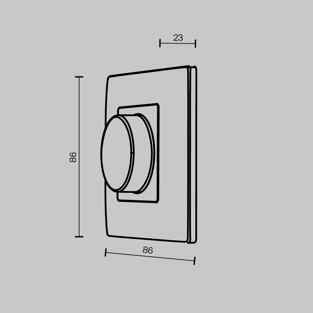 картинка Роторная панель управления Lighting control 731003 от магазина pro-decor.kz