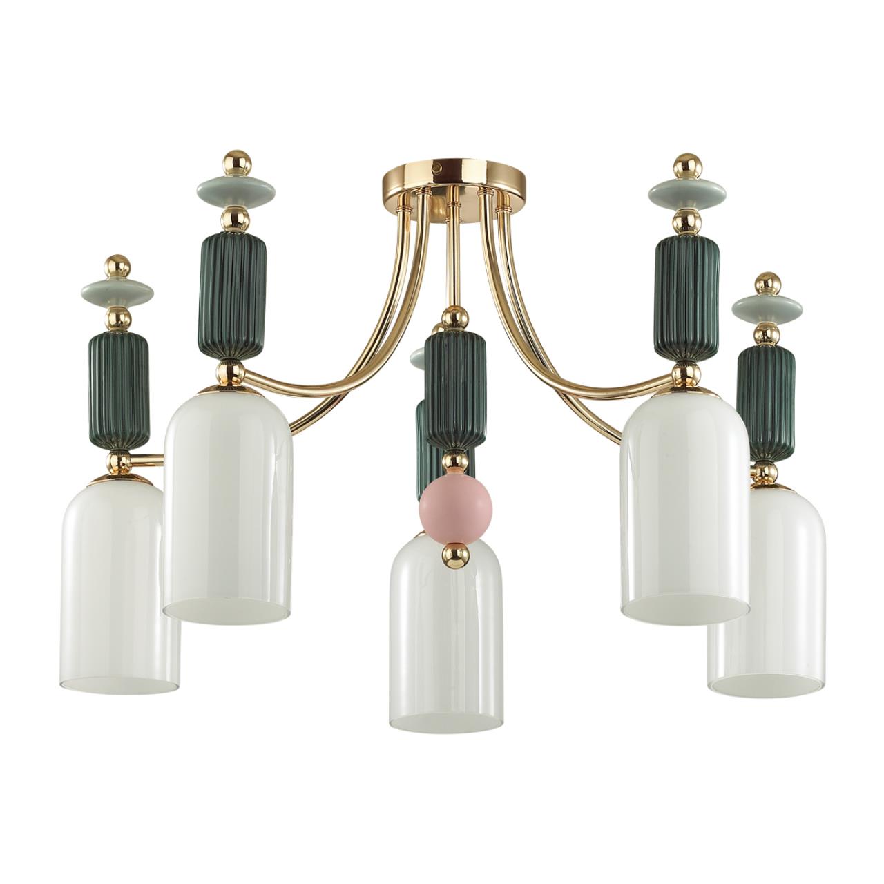 картинка Потолочная люстра Odeon Light Classic Candy 4861/5C магазин pro-decor.kz являющийся официальным дистрибьютором в Казахстане картинка Потолочная люстра Odeon Light Classic Candy 4861/5C от магазина pro-decor.kz