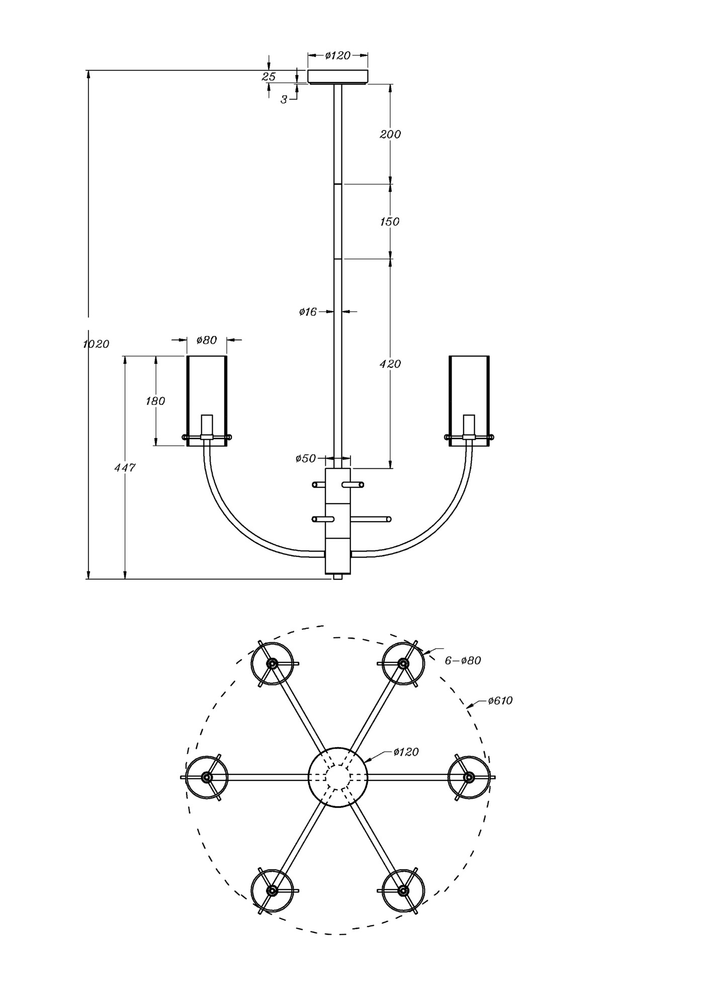 картинка Подвесной светильник Maytoni MOD223PL-06BS магазин pro-decor.kz являющийся официальным дистрибьютором в Казахстане картинка Подвесной светильник Maytoni MOD223PL-06BS от магазина pro-decor.kz