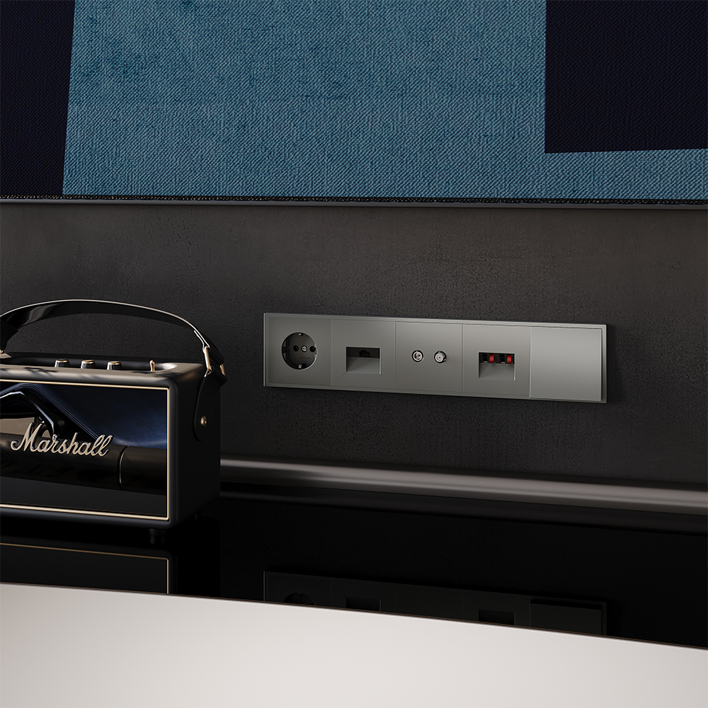 картинка Вывод кабеля VOLTUM S70, (титан) VLS080206 магазин pro-decor.kz являющийся официальным дистрибьютором в Казахстане картинка Вывод кабеля VOLTUM S70, (титан) VLS080206 от магазина pro-decor.kz