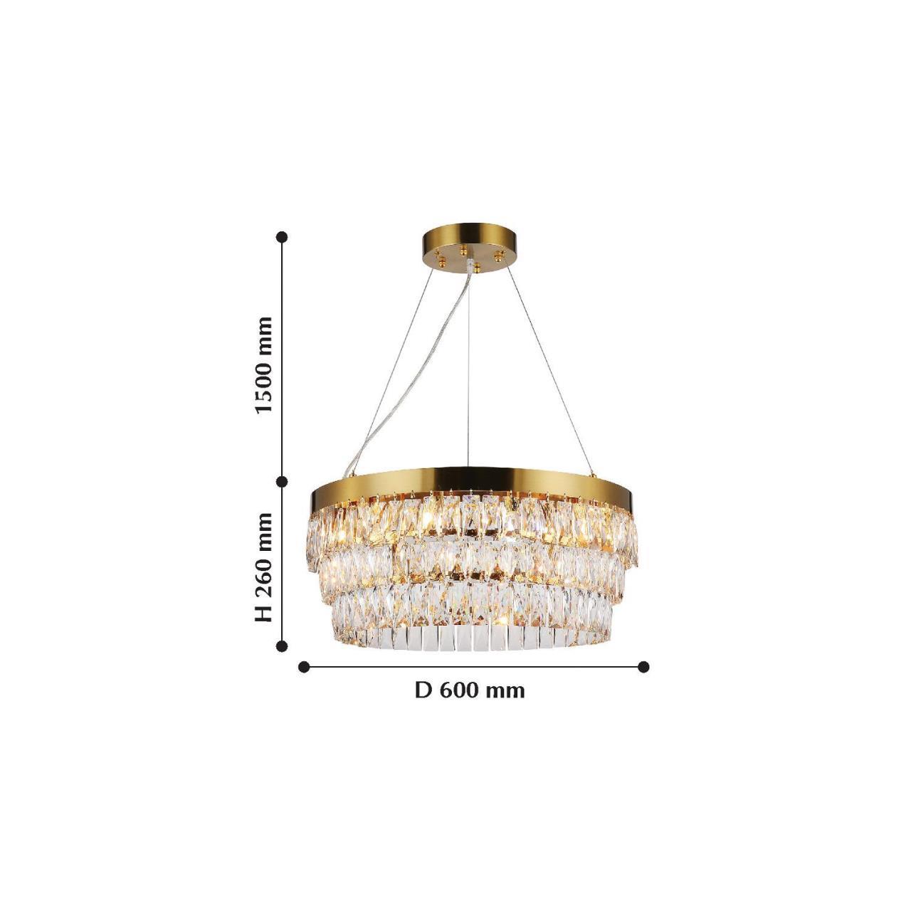 картинка Подвесная люстра Favourite Magnitudo 2206-12P от магазина pro-decor.kz
