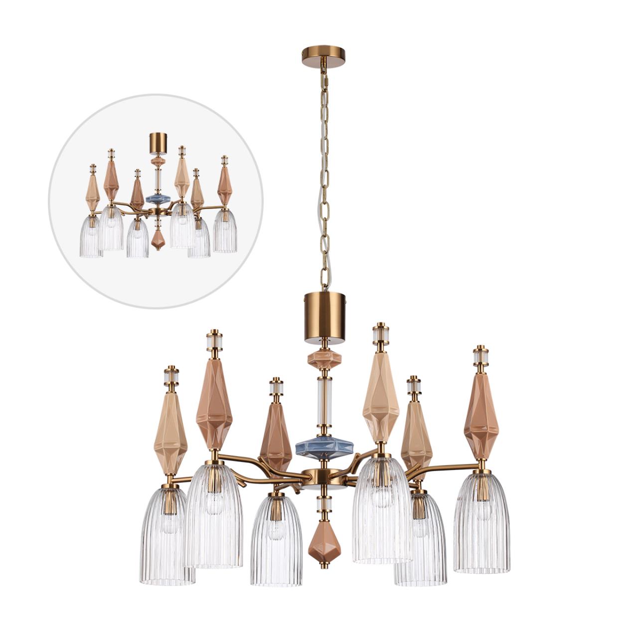 картинка 5414/6 Odeon Light Люстра TERRA магазин pro-decor.kz являющийся официальным дистрибьютором в Казахстане картинка 5414/6 Odeon Light Люстра TERRA от магазина pro-decor.kz
