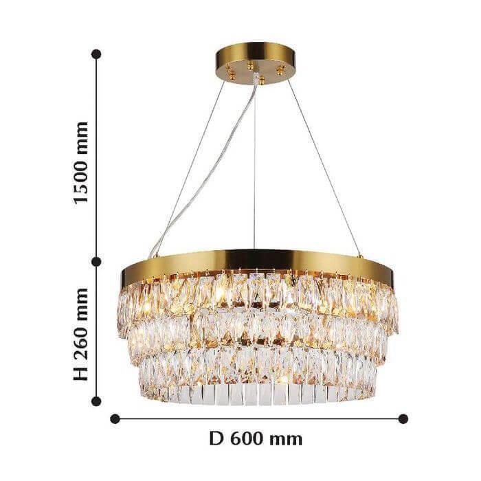картинка Подвесная люстра Favourite Magnitudo 2206-12P от магазина pro-decor.kz