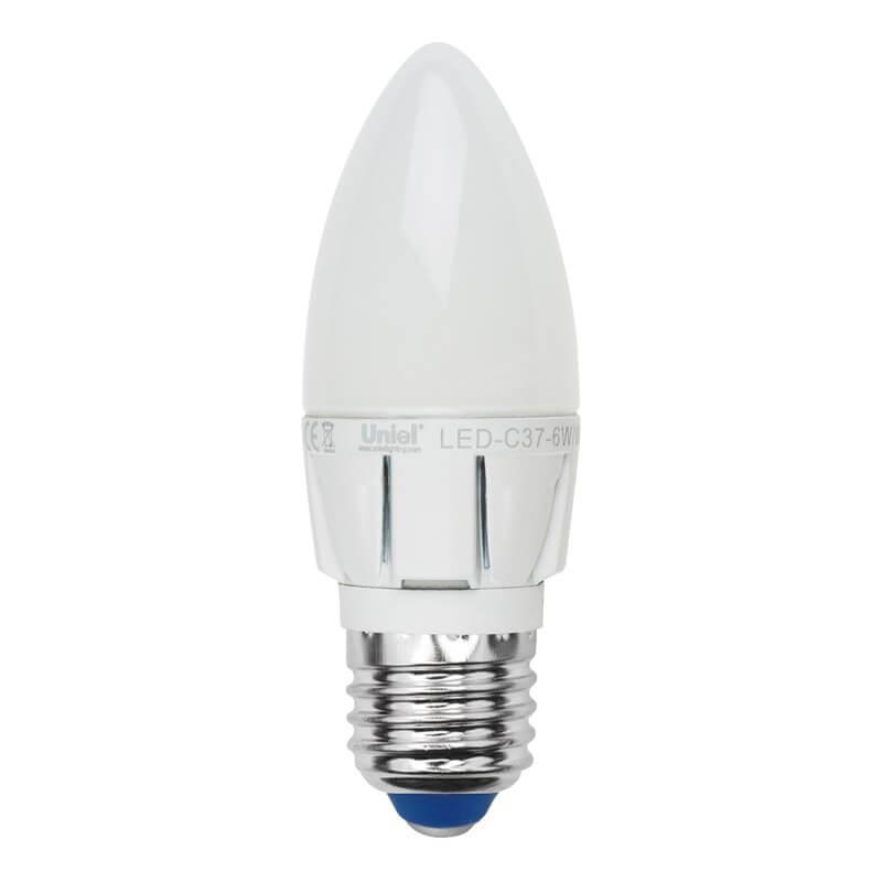 картинка LED-C37-6W/NW/E27/FR/DIM ALP01WH пластик от магазина pro-decor.kz