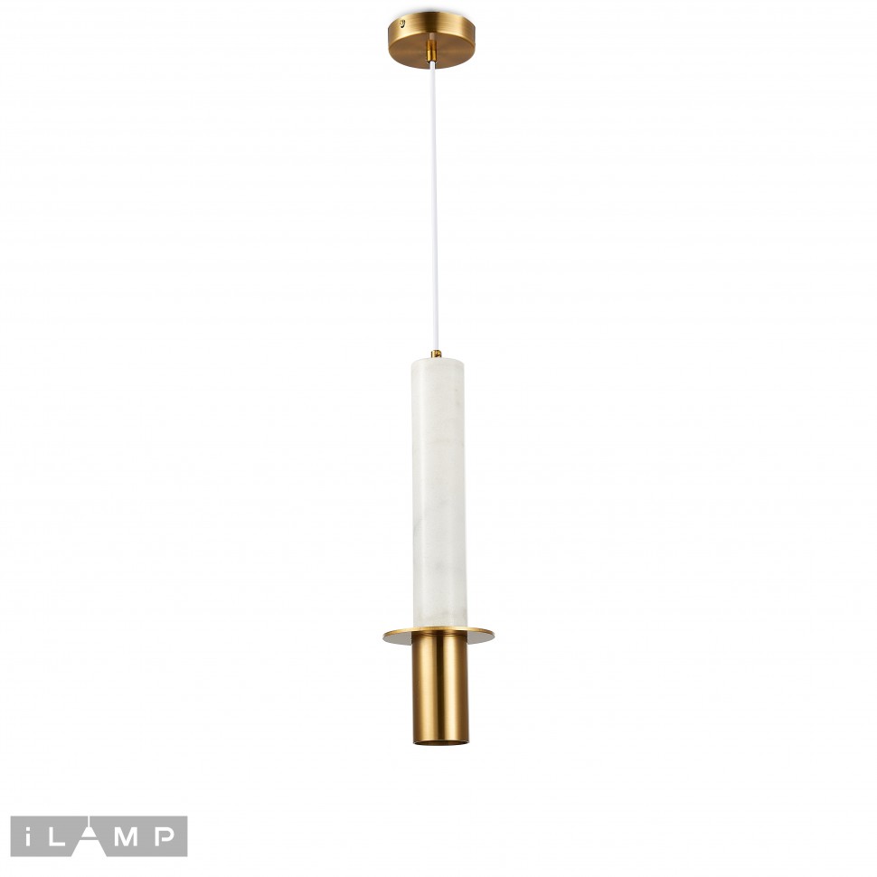 картинка Светильник подвесной iLamp Lofty 10705-1 WH-BR от магазина pro-decor.kz