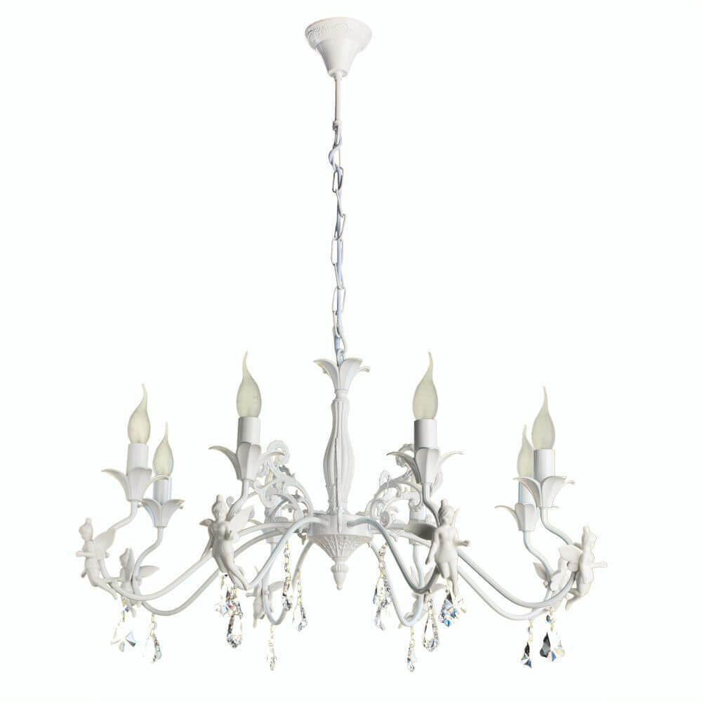 картинка Подвесная люстра Arte Lamp Angelina A5349LM-8WH от магазина pro-decor.kz