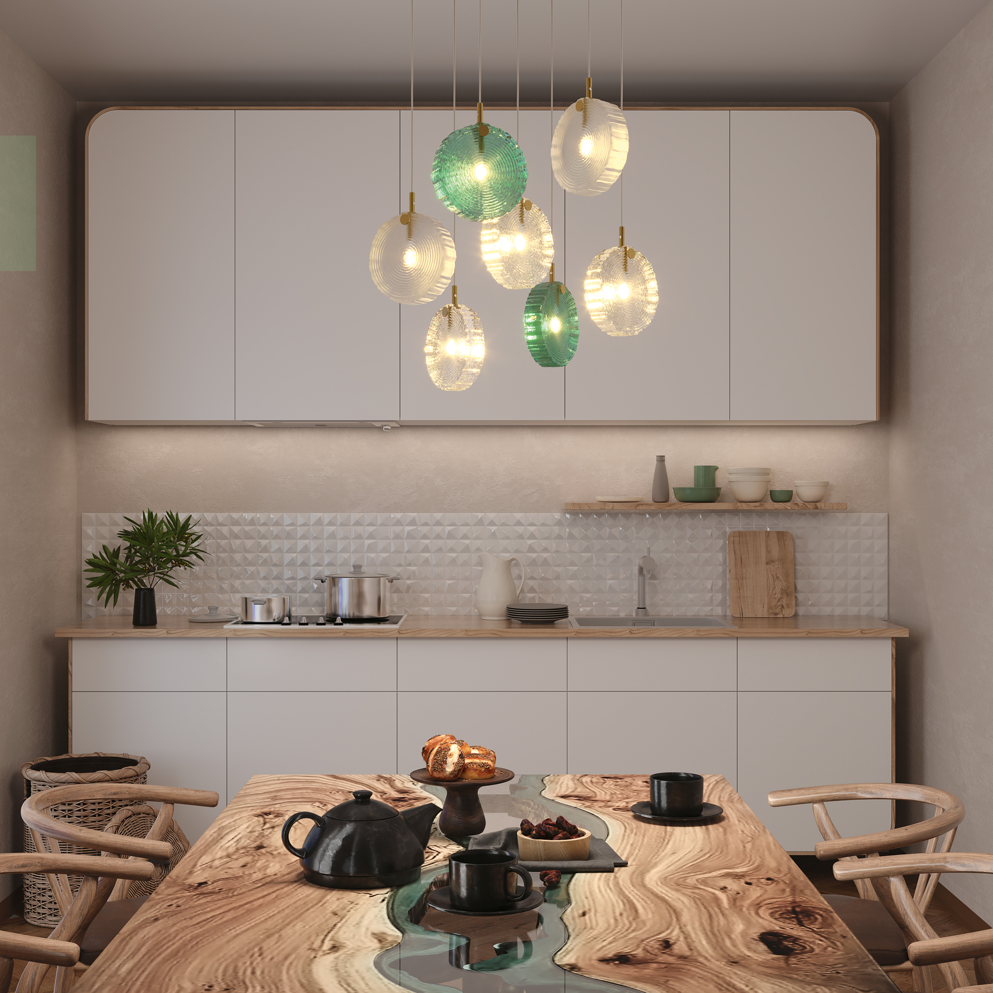 картинка Подвесной светильник Maytoni MOD254PL-07BS от магазина pro-decor.kz