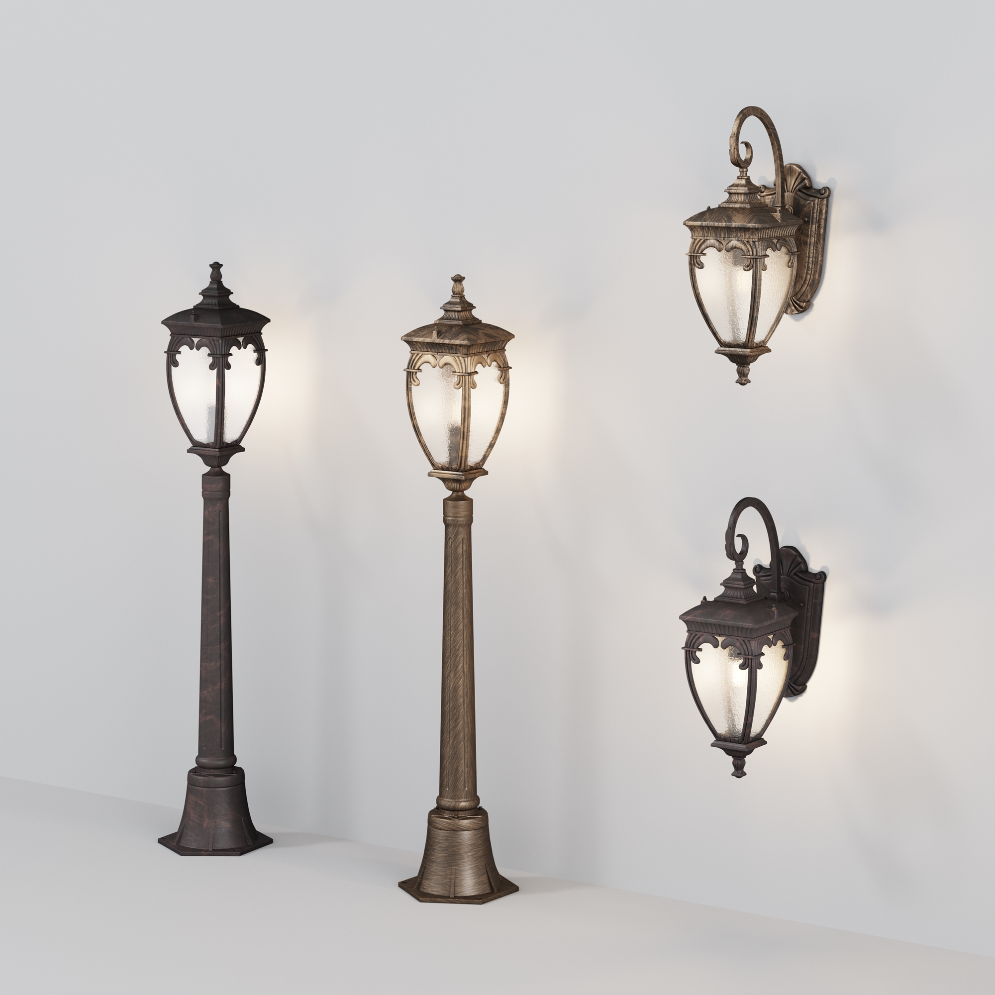 картинка Ландшафтный светильник Maytoni Fleur O414FL-01BZ1 от магазина pro-decor.kz