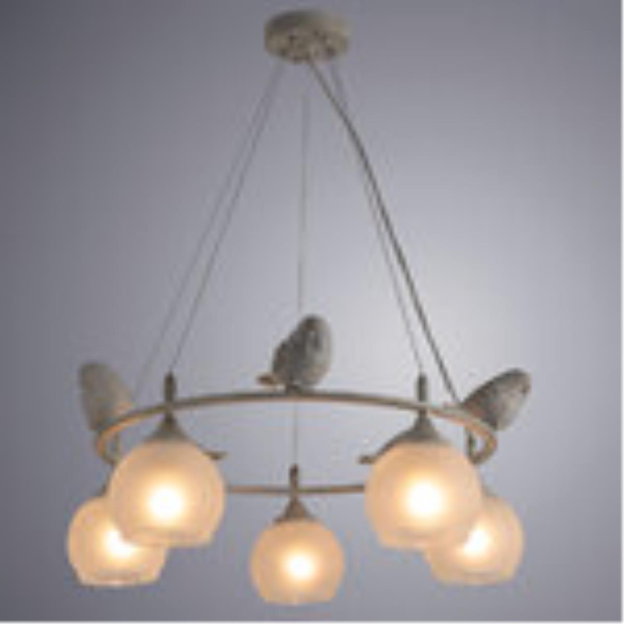 картинка Подвесная люстра Arte Lamp Gemelli A2150SP-5WG магазин pro-decor.kz являющийся официальным дистрибьютором в Казахстане картинка Подвесная люстра Arte Lamp Gemelli A2150SP-5WG от магазина pro-decor.kz