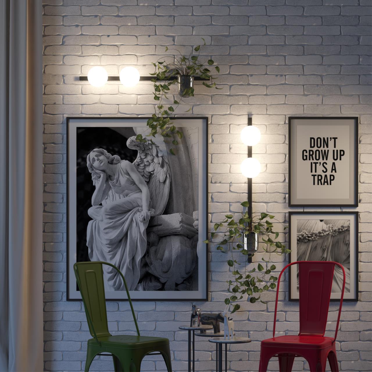 картинка Настенный светильник Odeon Light Flower 4681/1W от магазина pro-decor.kz