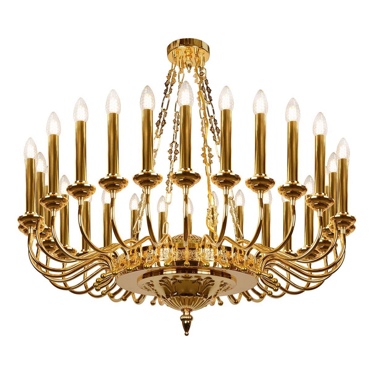 картинка Подвесная люстра iLamp Louvre MD8551-30 GD магазин pro-decor.kz являющийся официальным дистрибьютором в Казахстане картинка Подвесная люстра iLamp Louvre MD8551-30 GD от магазина pro-decor.kz