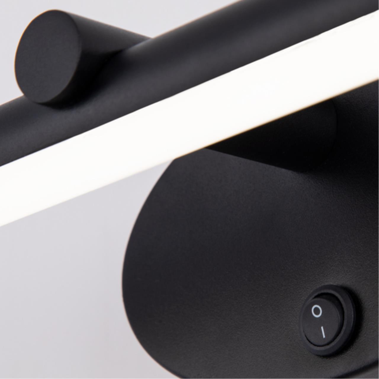 картинка Подсветка для зеркал Arte Lamp Ronnie A8025AP-1BK от магазина pro-decor.kz