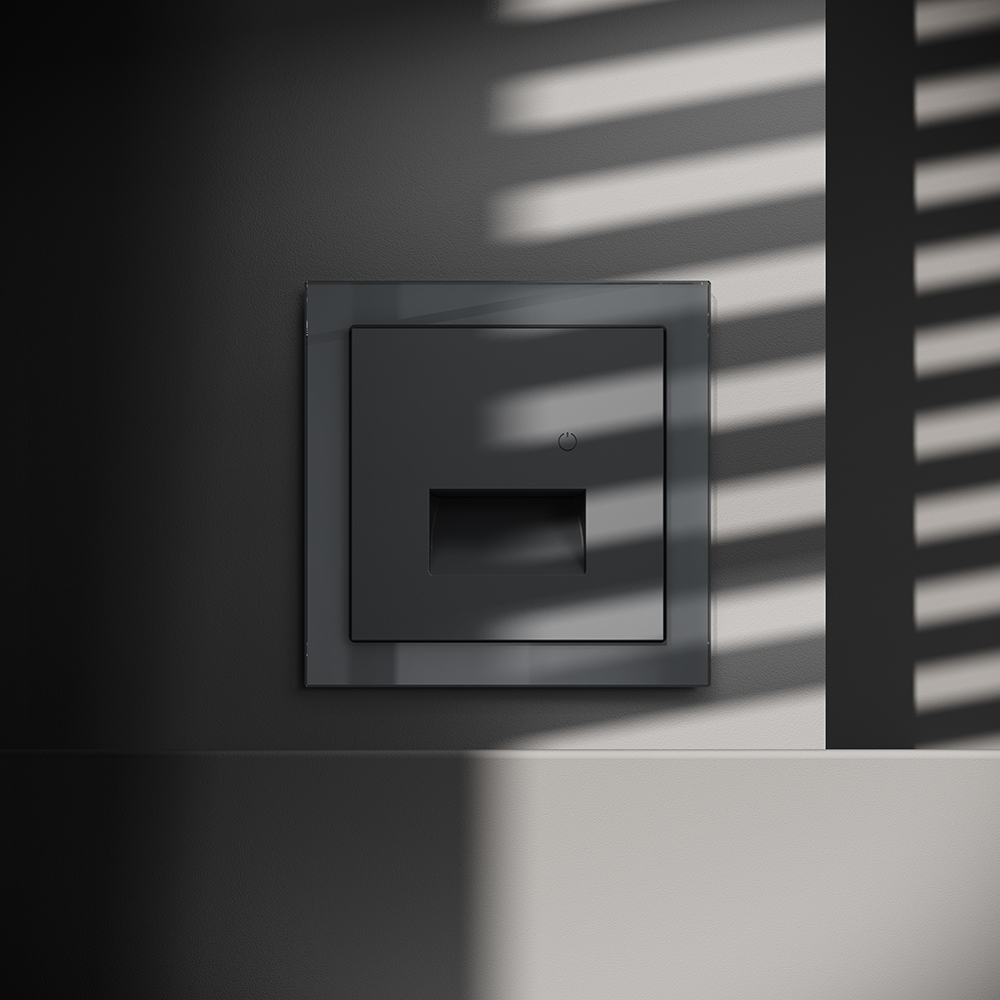 картинка Подсветка светодиодная встраиваемая VOLTUM S70 с датчиком, (графит) VLS070707 от магазина pro-decor.kz