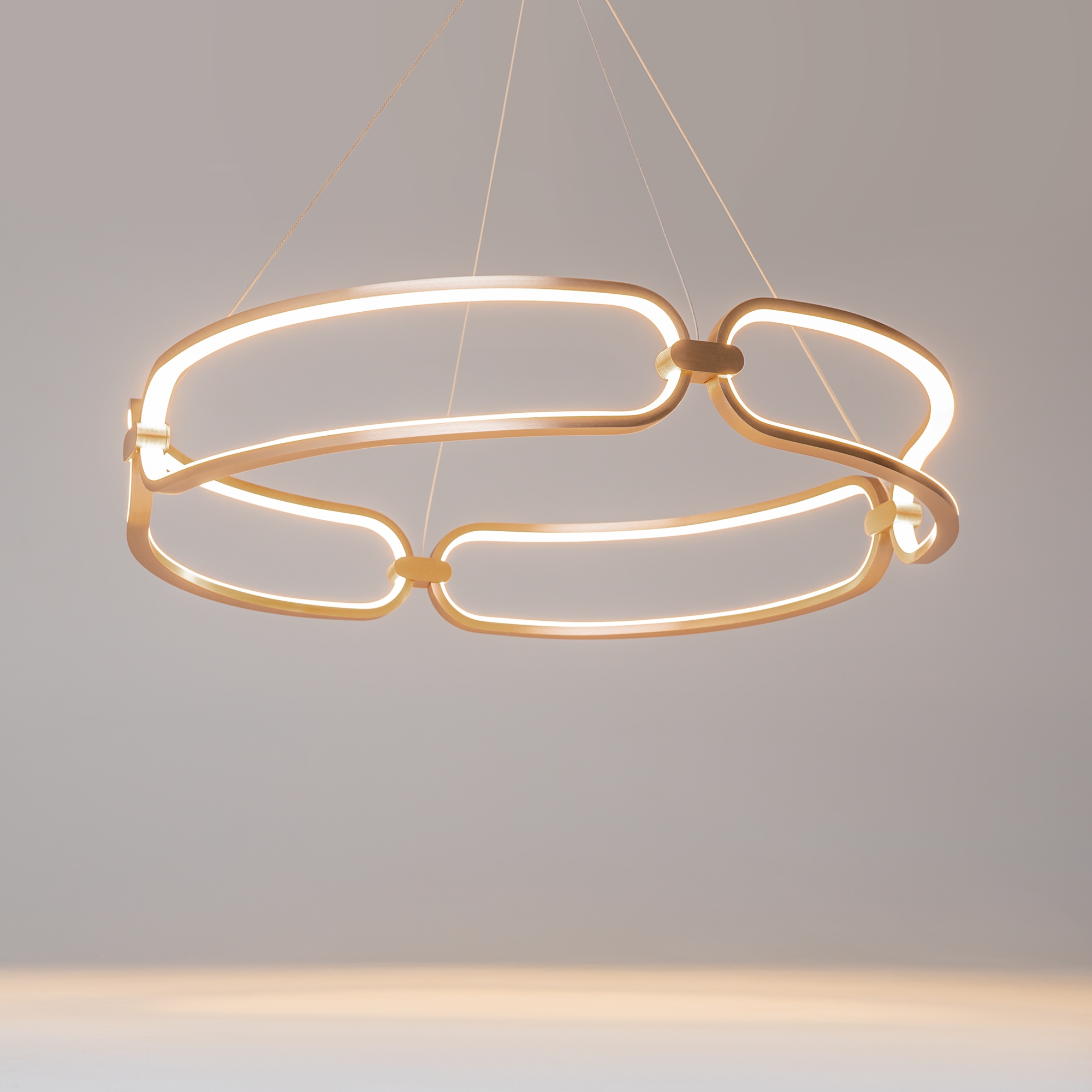 картинка Подвесной светодиодный светильник Maytoni Chain MOD017PL-L50MG от магазина pro-decor.kz