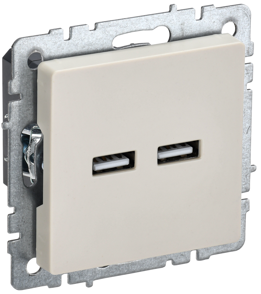 картинка BRITE Роз. USB A+A 3,1А РЮ10-1-БрКр беж. IEK магазин pro-decor.kz являющийся официальным дистрибьютором в Казахстане картинка BRITE Роз. USB A+A 3,1А РЮ10-1-БрКр беж. IEK от магазина pro-decor.kz