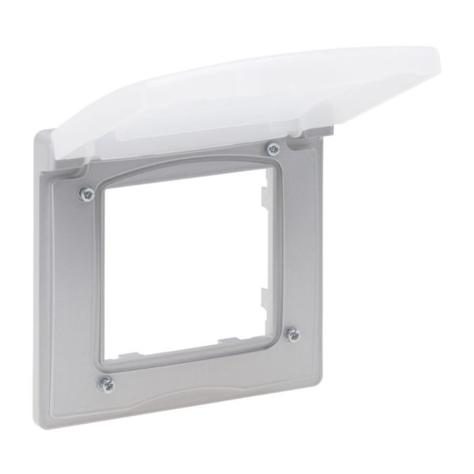 картинка NILOE STEP Рамка 1 пост IP44, цвет Алюминий от магазина pro-decor.kz