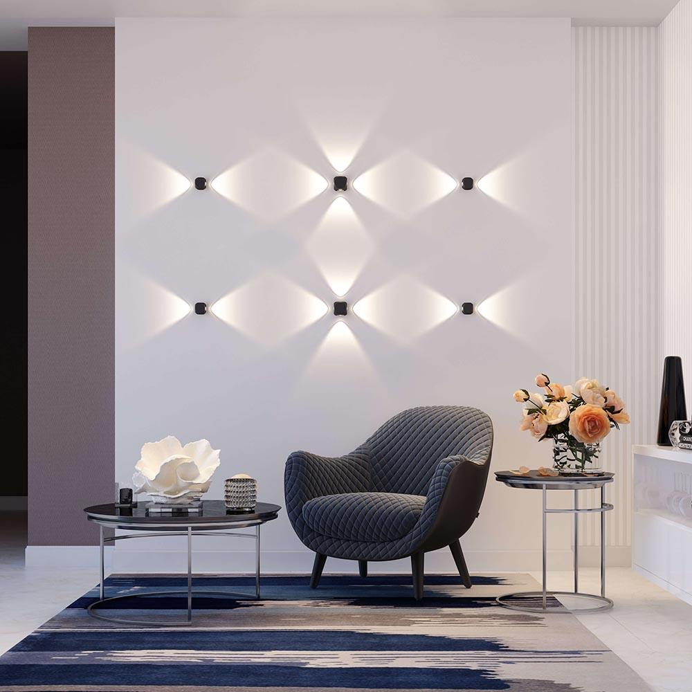 картинка Уличный настенный светодиодный светильник Odeon Light Hightech Miko 4222/4WL от магазина pro-decor.kz