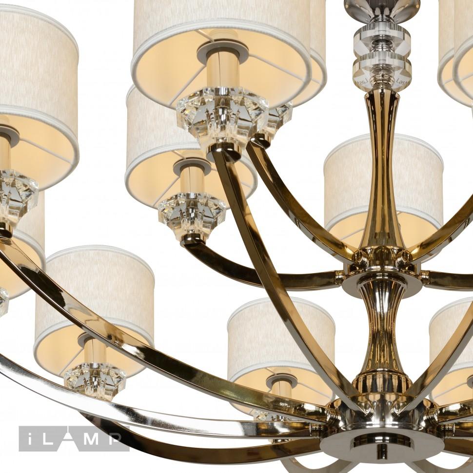 картинка Подвесная люстра iLamp Oxford 85175/10+5 CR от магазина pro-decor.kz