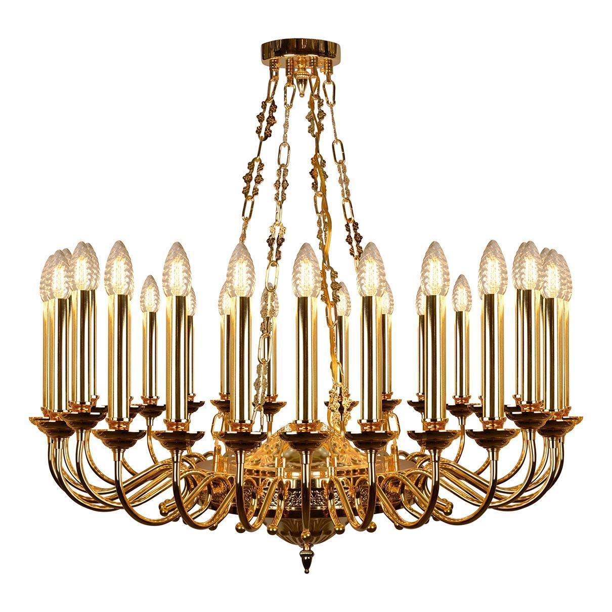 картинка Подвесная люстра iLamp Louvre MD8551-30 GD магазин pro-decor.kz являющийся официальным дистрибьютором в Казахстане картинка Подвесная люстра iLamp Louvre MD8551-30 GD от магазина pro-decor.kz