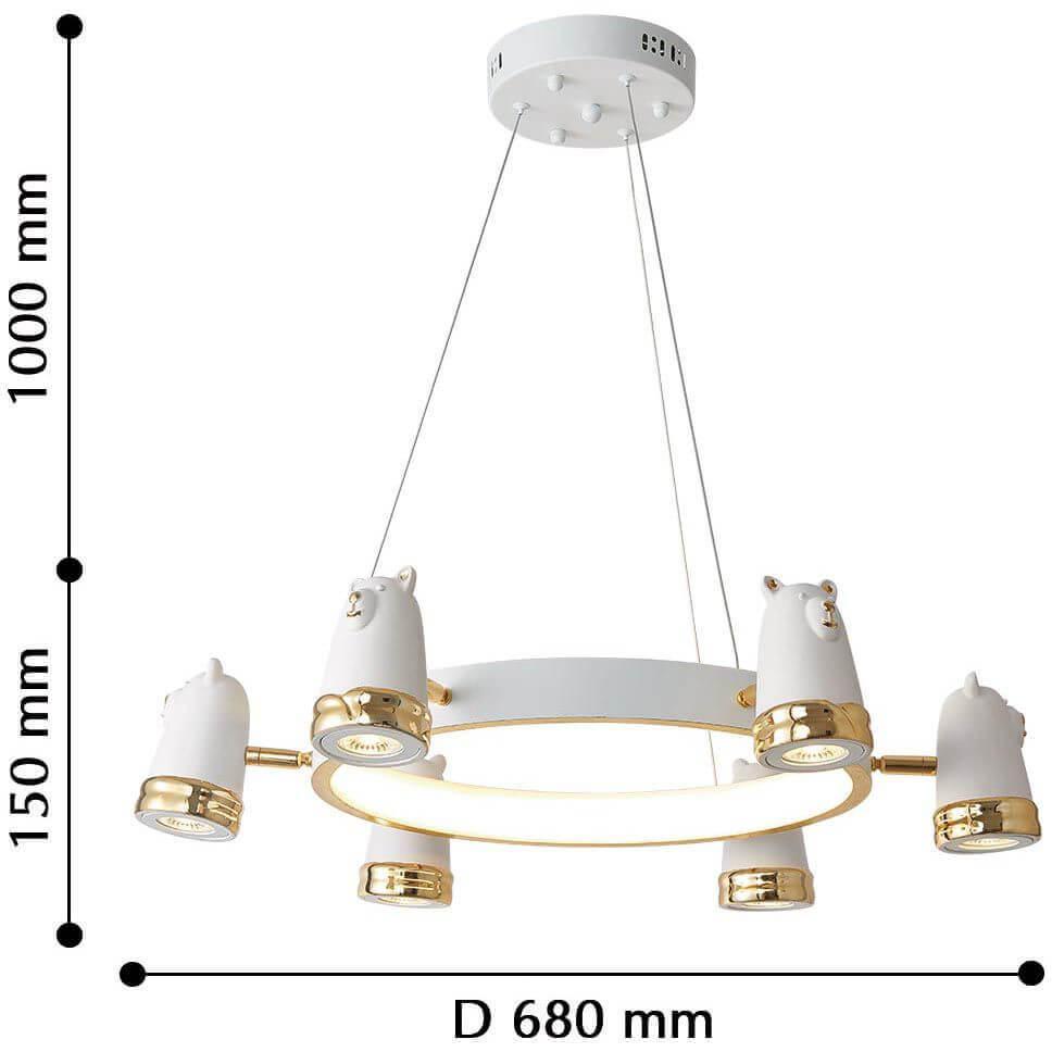 картинка Подвесная люстра Favourite Taddy Bears 2451-6P от магазина pro-decor.kz
