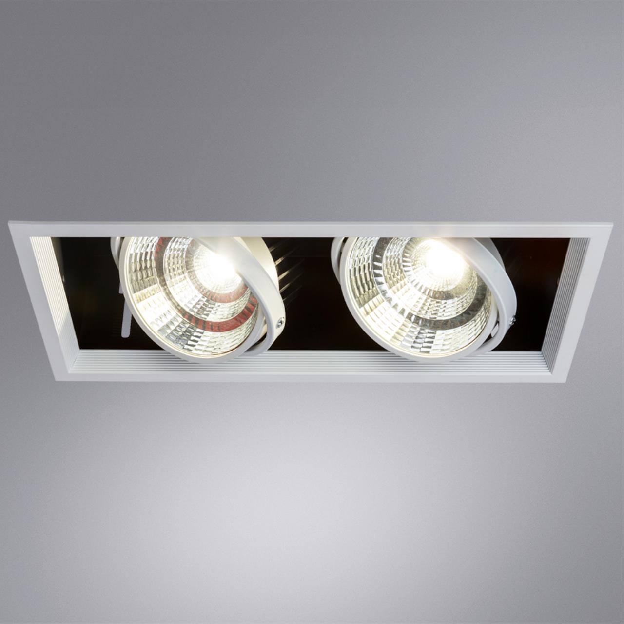 картинка Встраиваемый светодиодный светильник Arte Lamp Merga A8450PL-2WH от магазина pro-decor.kz