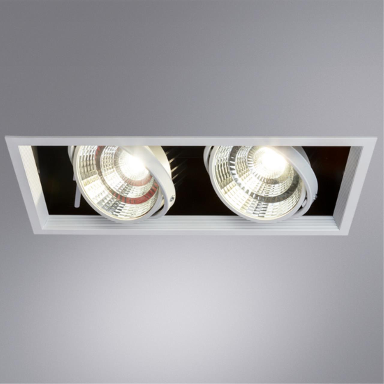 картинка Встраиваемый светодиодный светильник Arte Lamp Merga A8450PL-2WH от магазина pro-decor.kz