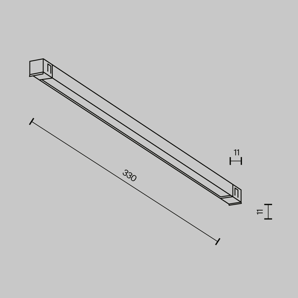 картинка Трековый светильник Technical TR240-2-6W3K-B Basis от магазина pro-decor.kz