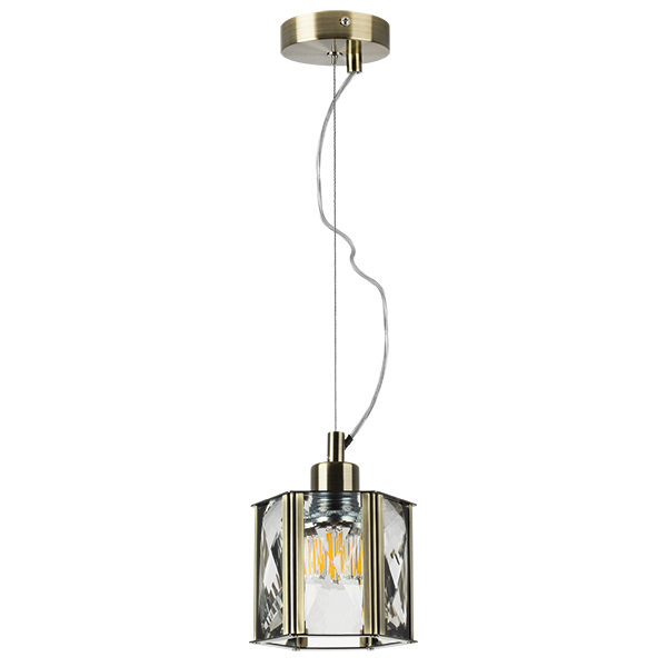 картинка 722013 Люстра LIMPIO 1х40W E27 БРОНЗА/ПРОЗРАЧНЫЙ магазин pro-decor.kz являющийся официальным дистрибьютором в Казахстане картинка 722013 Люстра LIMPIO 1х40W E27 БРОНЗА/ПРОЗРАЧНЫЙ от магазина pro-decor.kz