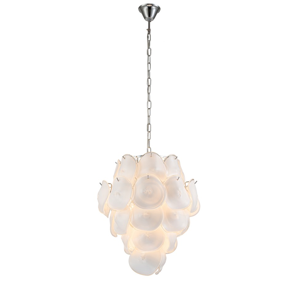 картинка Подвесная люстра Belfast Dublin 6002 / 500 CH WH  от магазина pro-decor.kz